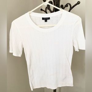 Top shop white tee US sz 6